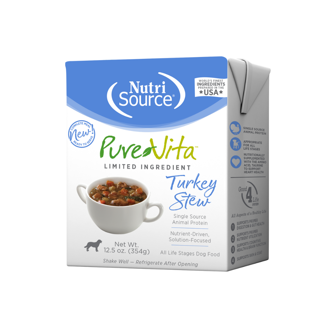 Pure Vita Dog Turkey Stew Tetra Pak 12.5oz