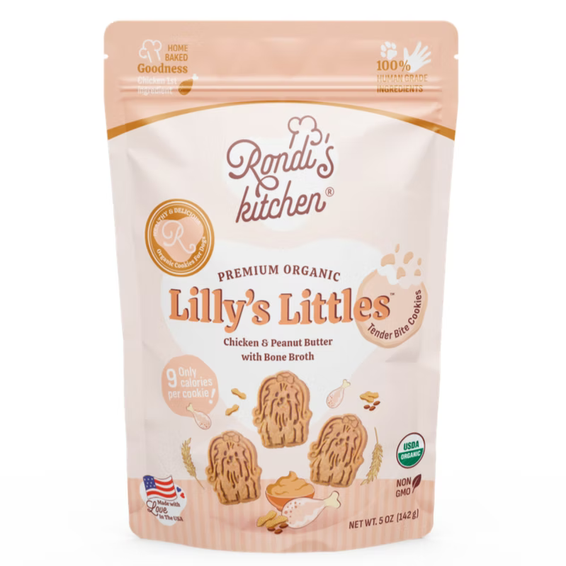 Rondi's Kitchen Organic Tender Bite Cookies Chicken&Peanut Butter 5oz