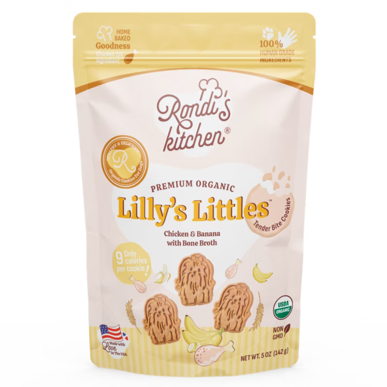 Rondi's Kitchen Organic Tender Bite Cookies Chicken&Banana 5oz