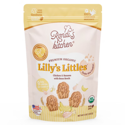 Rondi's Kitchen Organic Tender Bite Cookies Chicken&Banana 5oz