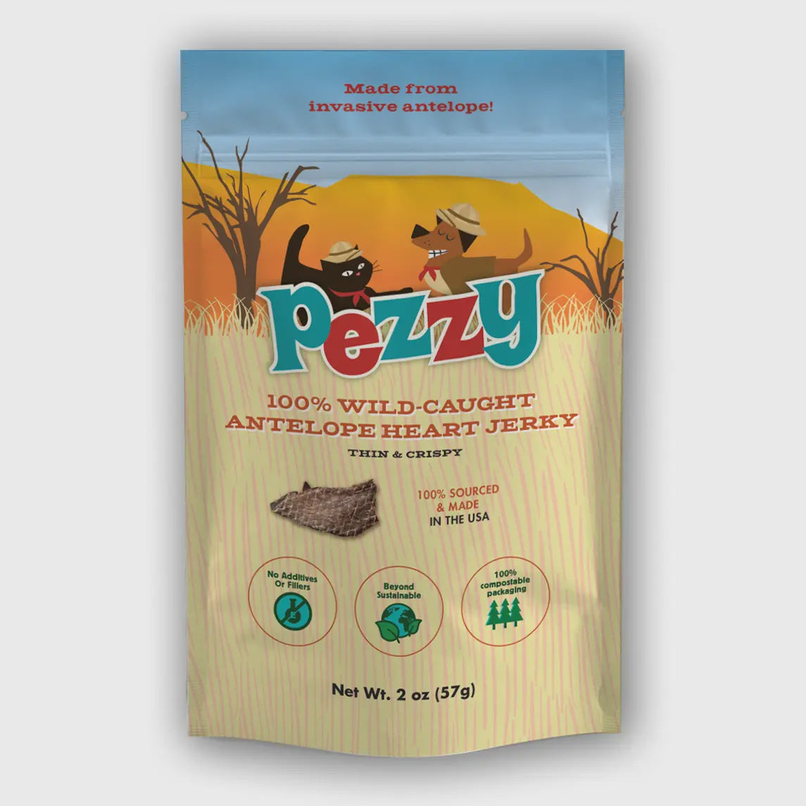 Pezzy Pet Nilgai Antelopr Heart 2oz