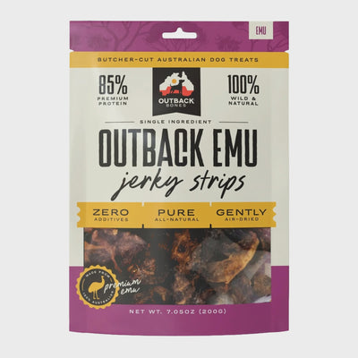 Outback Bones Emu Jerky Strips 7.5oz