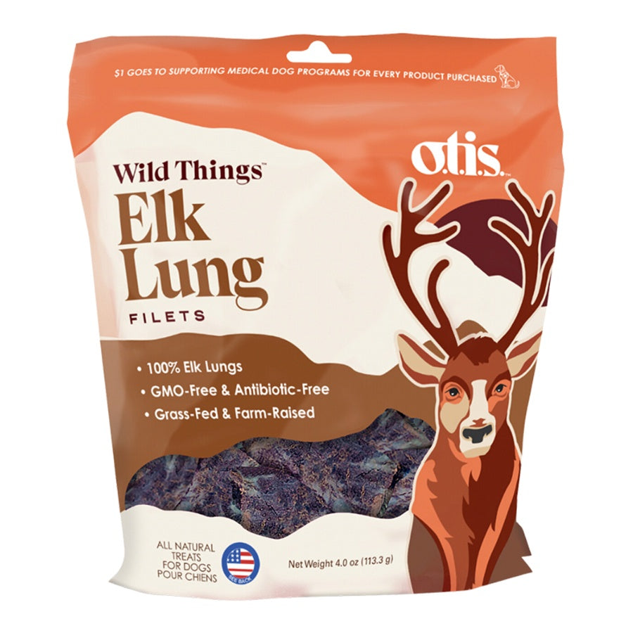 OTIS Air Dried Elk Lung 4oz