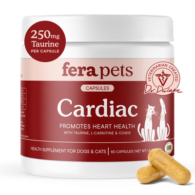 Fera Cardiac Support for Dogs and Cats 60 Capsules