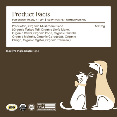Fera Organic Mushroom Blend for Immune Support 2.12oz