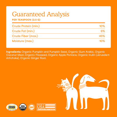 Fera Pumpkin Plus Fiber Support for Dogs and Cats