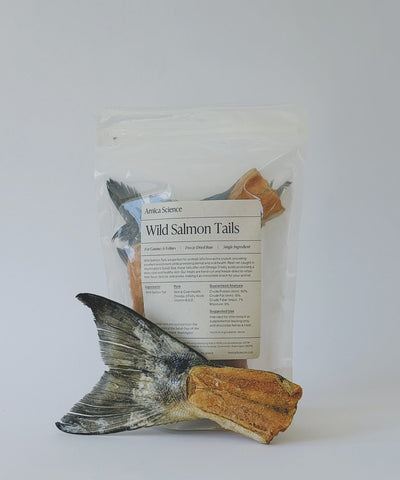 Amica Science Freeze Dried Wild Salmon Tails-5pc