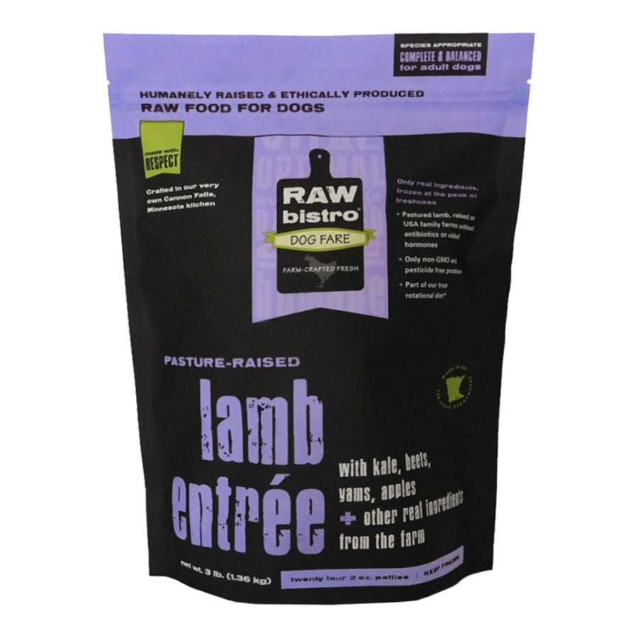 Raw Bistro Dog Frozen Food-3lb