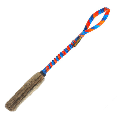 Tug E Nuff Wondabunny Bungee Tug | Rabbit Fur Dog Toy
