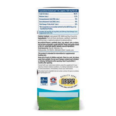 Nordic Naturals Omega-3  Pet Fish Oil