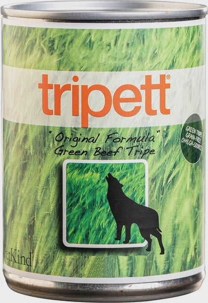 Petkind Tripett Grain-Free Green Beef Tripe Wet Dog Food  12oz