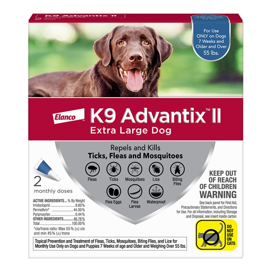 K9 Advantix II Dog Small Green 2 pk