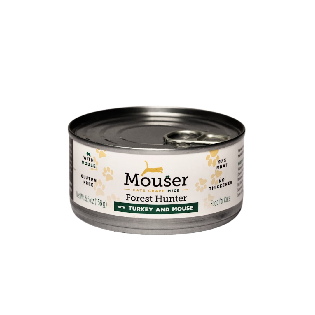 Mouser Cat Forest Hunter Turkey Mouse 5.5oz