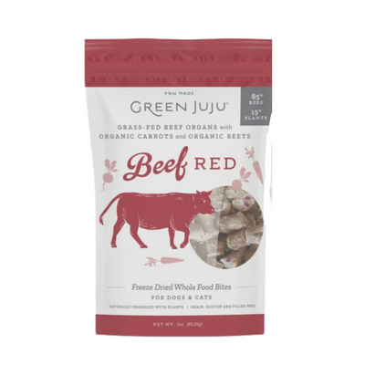 Green JuJu Beef Red Whole Food Bites Pack 3oz