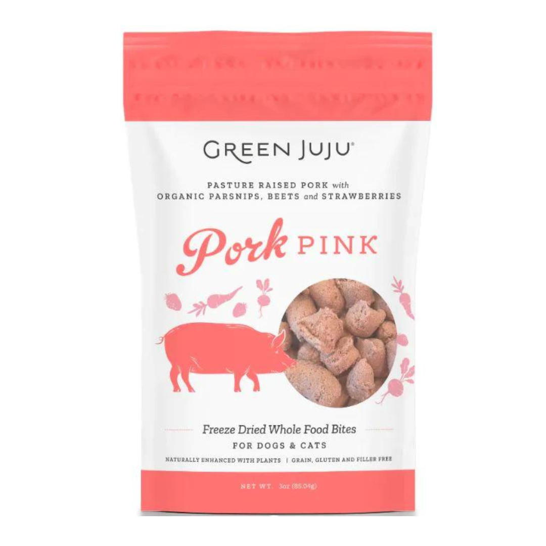 Green JuJu Pork Pink Whole Food Bites Pack 3oz
