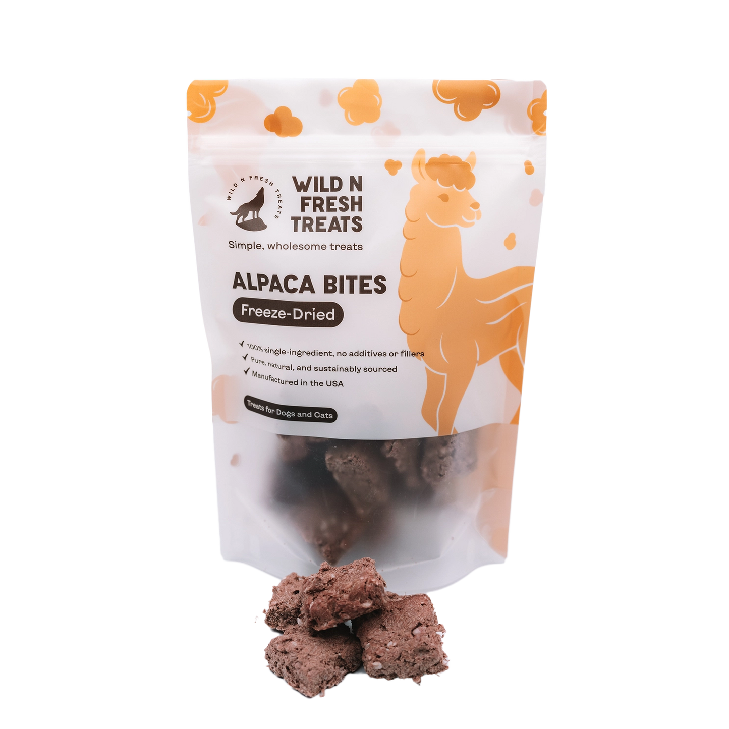 Wild N Fresh Freeze Dried Alpaca Bites