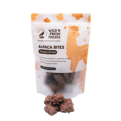 Wild N Fresh Freeze Dried Alpaca Bites