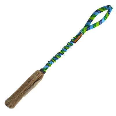Tug E Nuff Wondabunny Bungee Tug | Rabbit Fur Dog Toy
