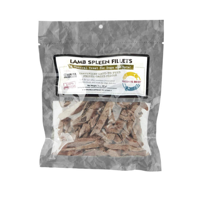 Fresh Is Best Freeze Dried Lamb Spleen Fillets 3oz