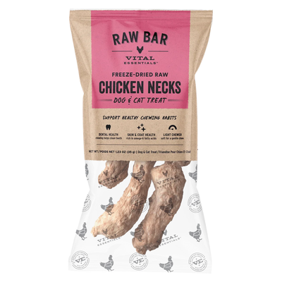 VE Freeze-Dried Raw Bar Chicken Necks 1.23oz