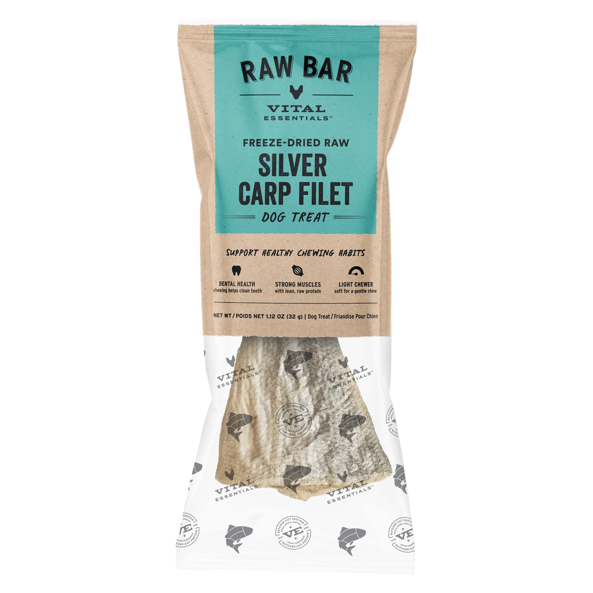 VE Freeze-Dried Raw Bar Silver Carp Filet 1.12oz