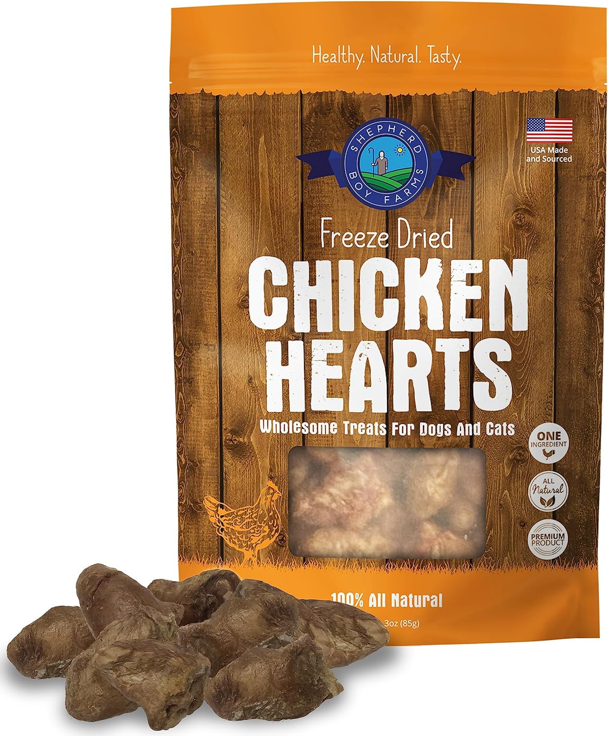 Shepherd FD Chicken Hearts 3oz