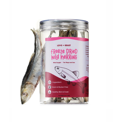 Freeze Dried Wild Herring 2.11oz