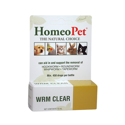 HomeoPet Wrm Clear 15ml