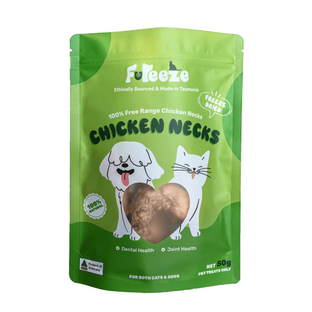 Fureeze Freeze Dried Chicken Necks 50g