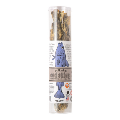 PolkadogTube Cod Skin Jerky 4.7oz