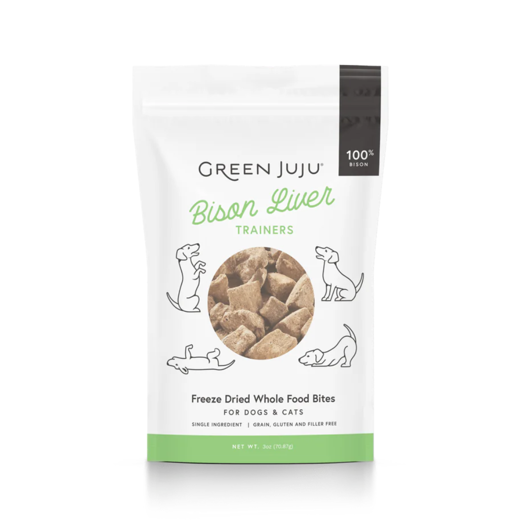 Green JuJu Bison Liver Trainers 3oz