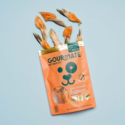 Gourmate Alpine Freshwater Salmon Fin | 100% Salmon Treat 100g