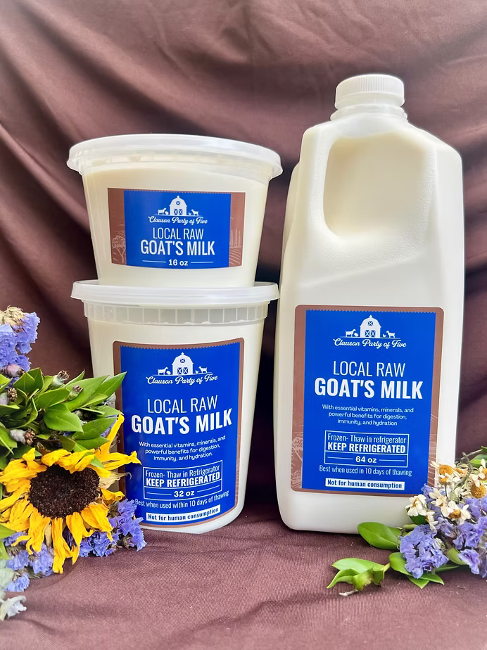 Clauson Party of Five Goat Milk
