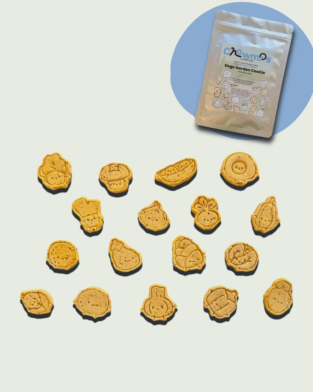 Furrytales Pet Freeze DriedVege Garden Cookie 17pc