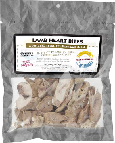 Fresh Is Beat Freeze Dried Lamb Hearts 3oz