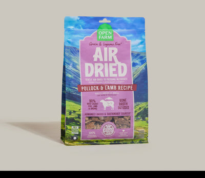 Open Farm Pollock & Lamb Air Dried Recipe for Dogs 1lb