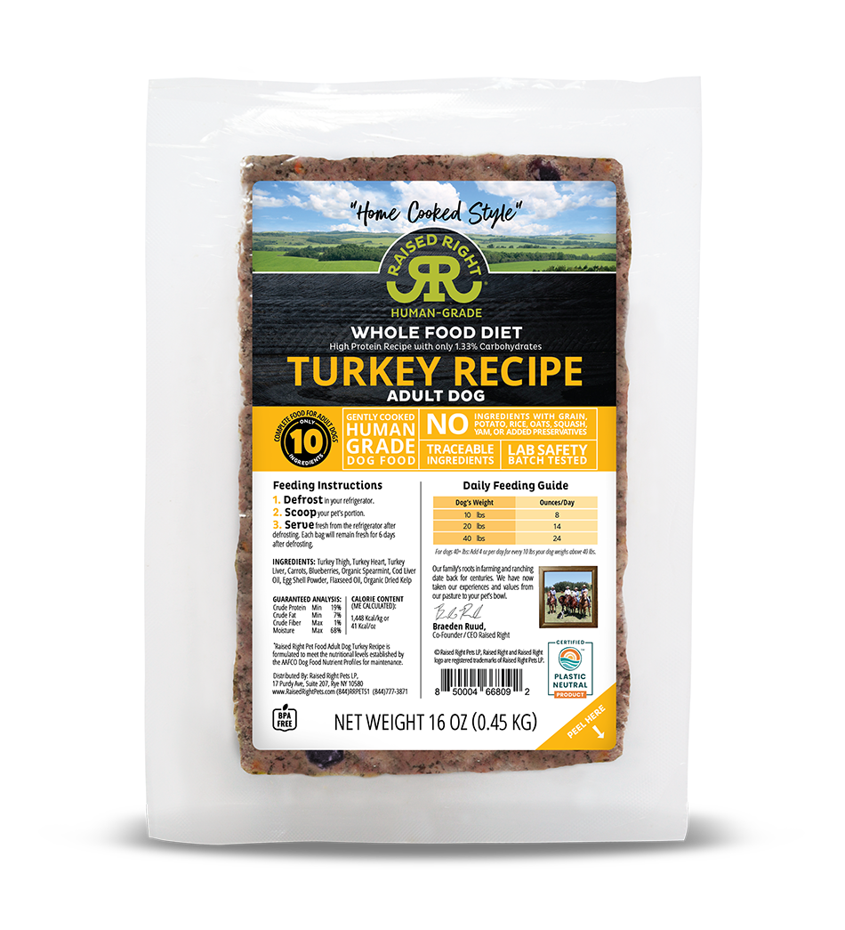 Raised Right Dog Cooked Frz 1lb