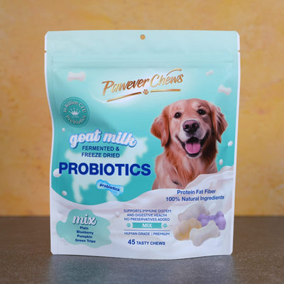 Pawever Chews Goat Milk Fermented&Freeze Dried Probiotics