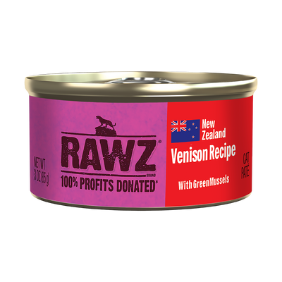 Rawz Cat 94% Venison with Green Mussels Pate