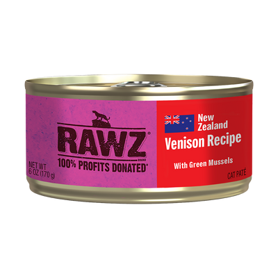 Rawz Cat 94% Venison with Green Mussels Pate