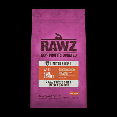 Rawz Cat Dry Food Rabbit 1.75lb