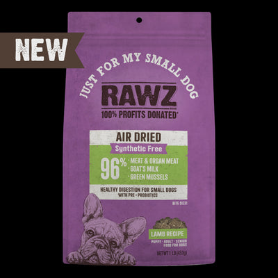 Rawz Air Dried "Just For My Small Dog" Lamb Recipe 1lb