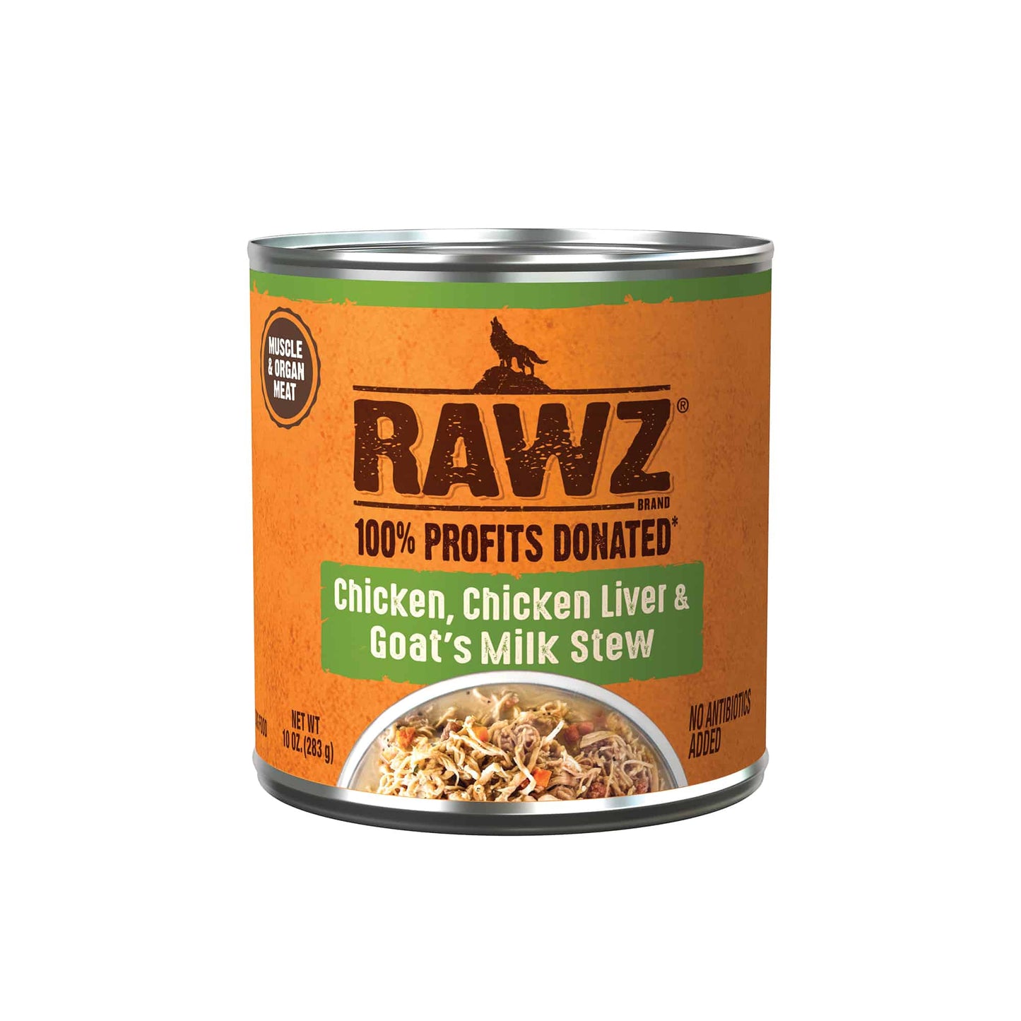 Rawz Dog Wet Food with Goat Milk 10oz