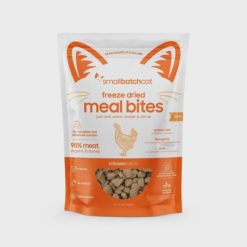 SmallBatch Freeze Dried Cat Food Chicken-10oz
