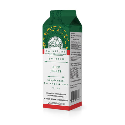 Solutions Frozen Beef Jiggles Supplement 32oz
