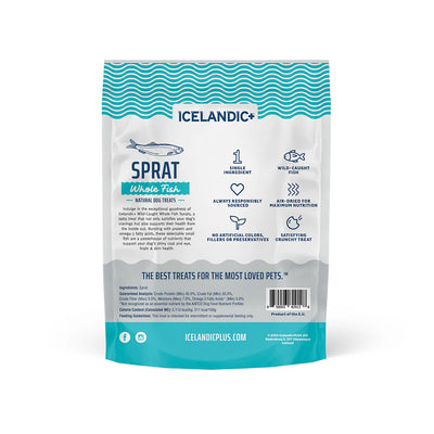 Icelandic Dog Sprats Whole Fish 2oz