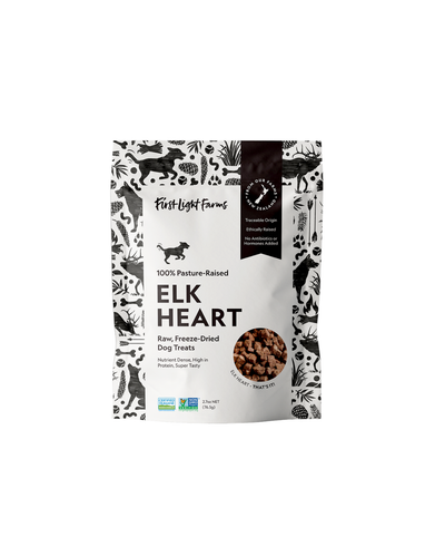 First Light Farms Freeze Dried Elk Hearts 2.7oz