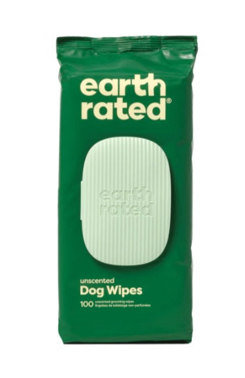 Earth Rated Plant-Based Grooming Wipes 100PC