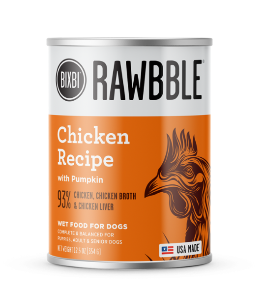 BXB Dog Rawbble Wet Food 12.5oz
