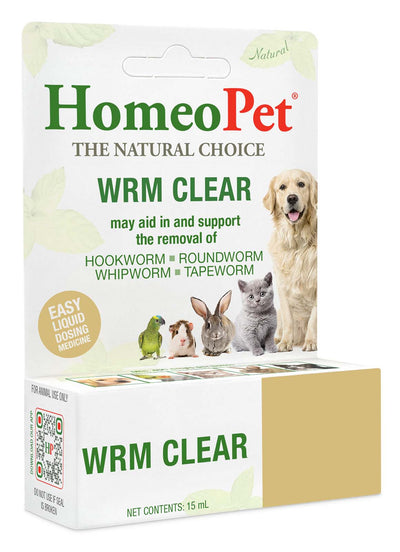 HomeoPet Wrm Clear 15ml